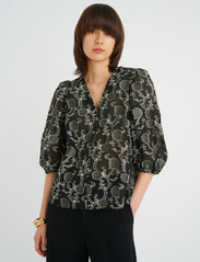 InWear - KlaciaIW Blouse - long-sleeved blouses - black - 2