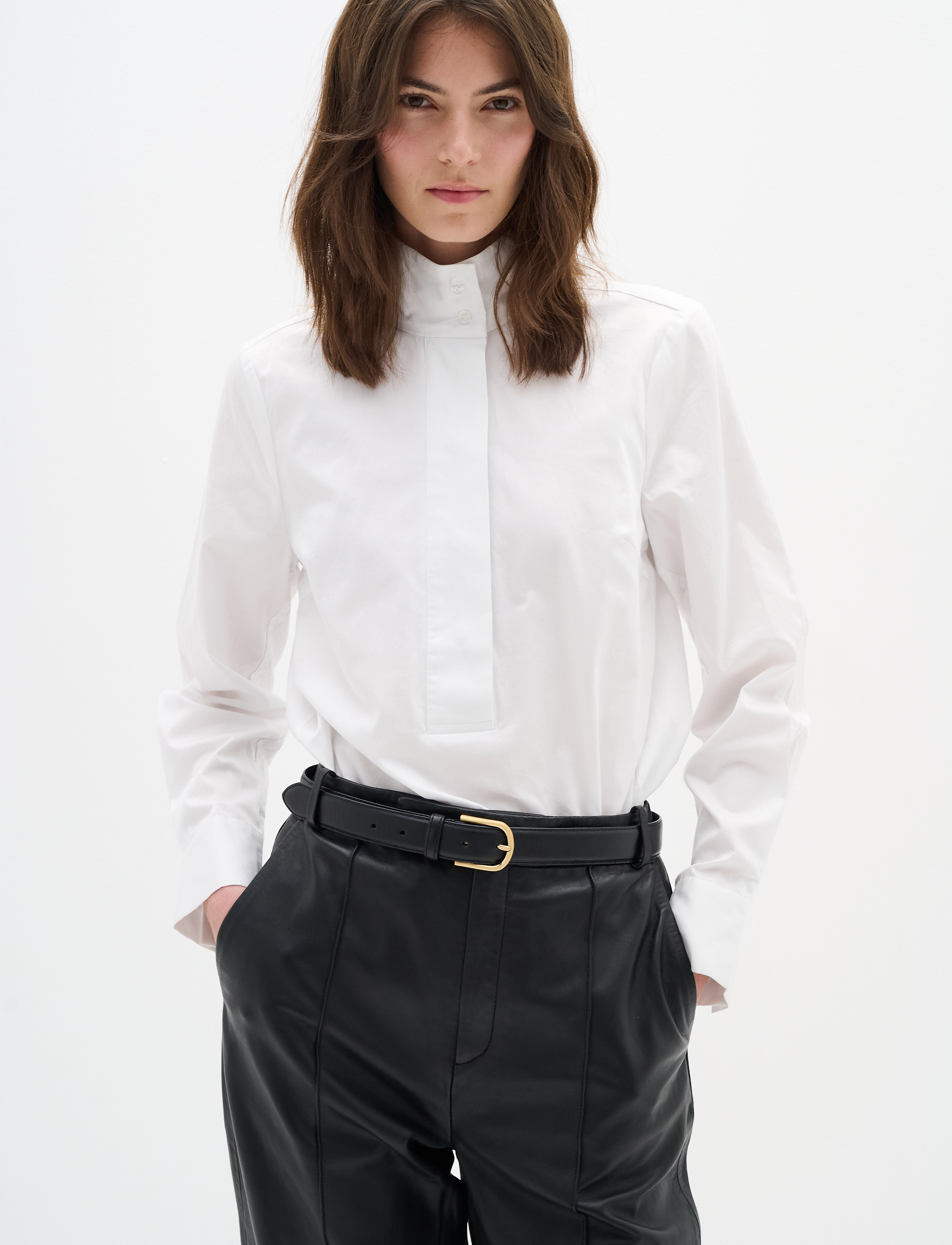 InWear - KeixIW Shirt - long-sleeved shirts - pure white - 5