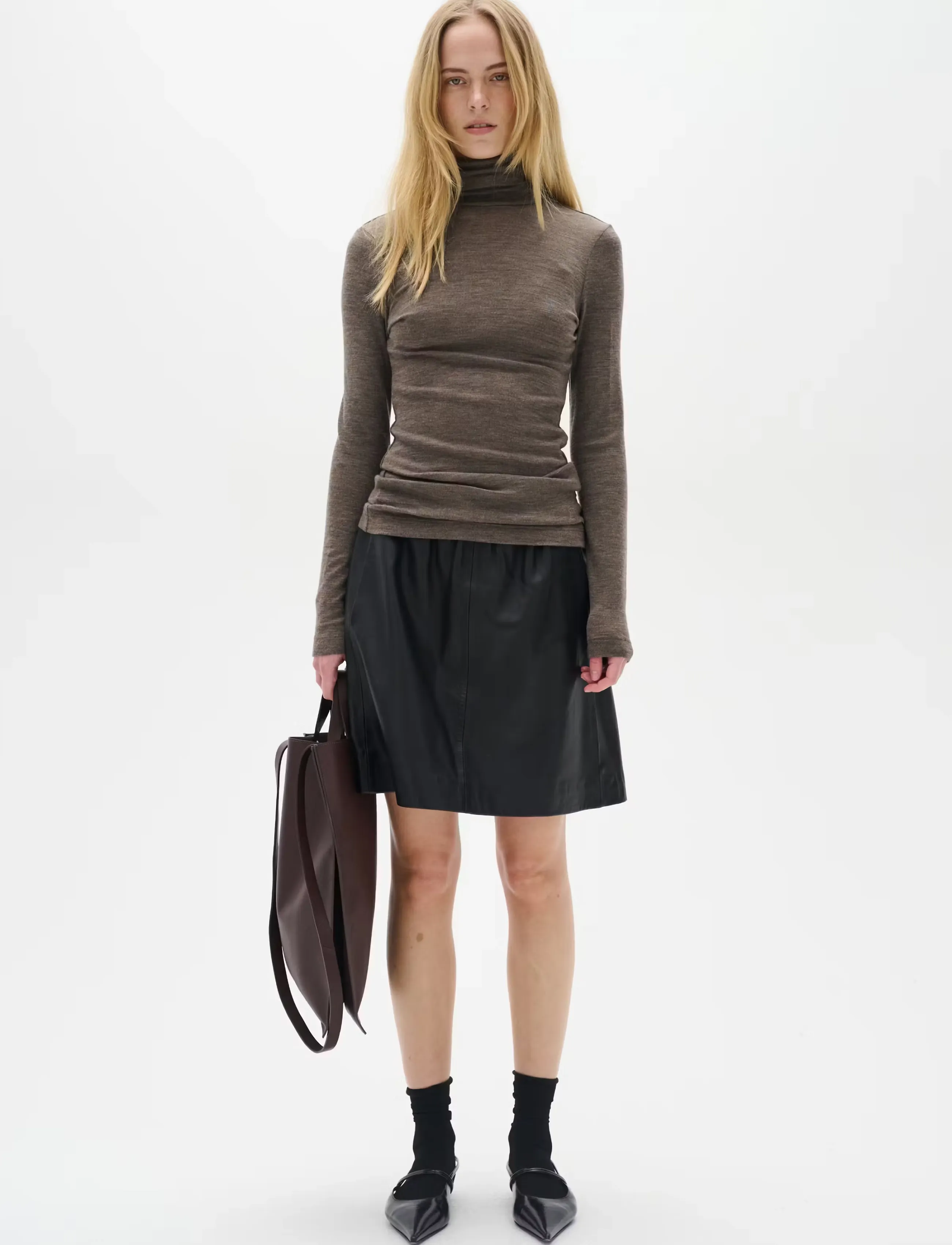 InWear WookIW Short Skirt - InWear - BLACK / black