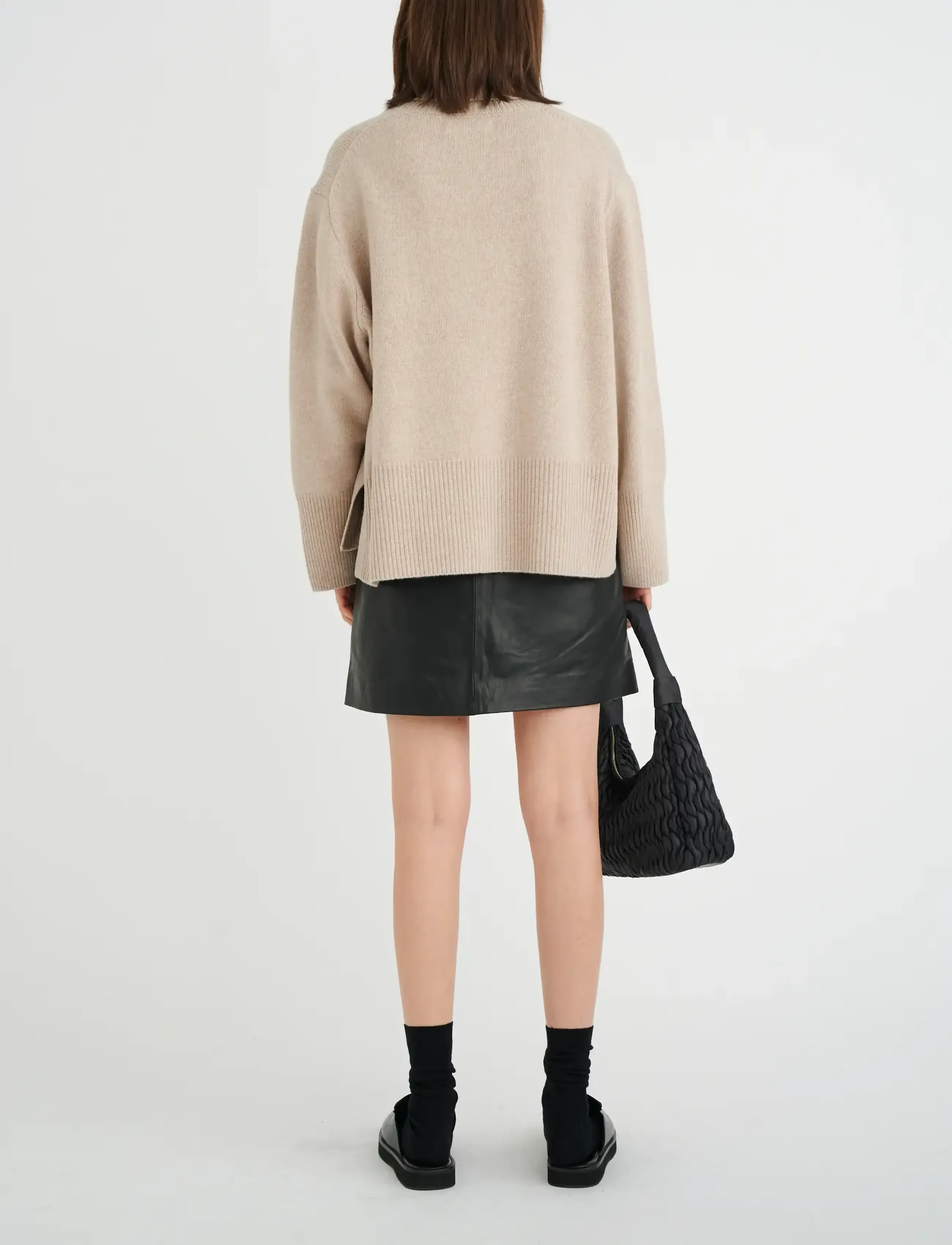 InWear - WookIW Short Skirt - lederröcke - black - 3