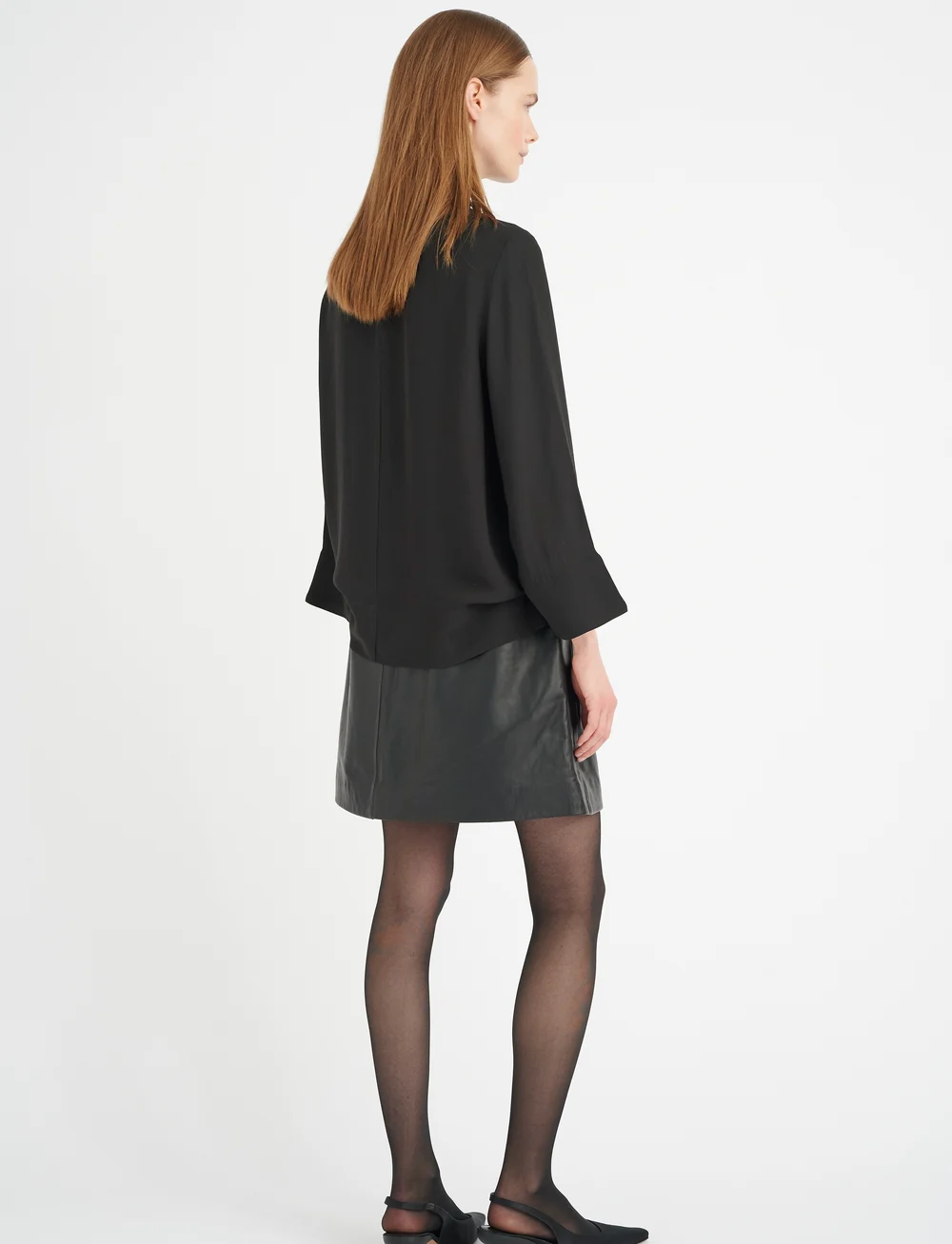 InWear - WookIW Short Skirt - lederröcke - black - 4