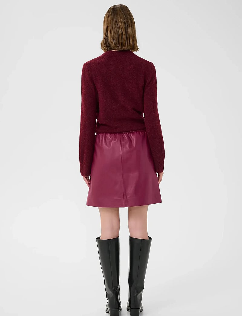 InWear - WookIW Short Skirt - skinnkjolar - cabernet - 4