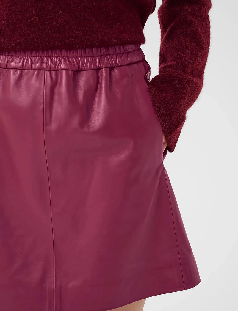 InWear - WookIW Short Skirt - skinnkjolar - cabernet - 5