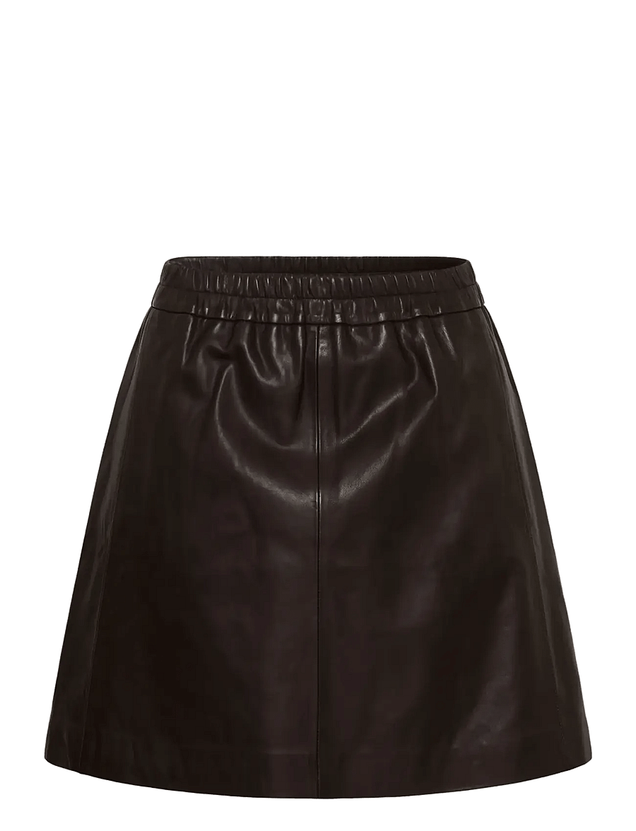 InWear - WookIW Short Skirt - lederröcke - chocolate brown - 1