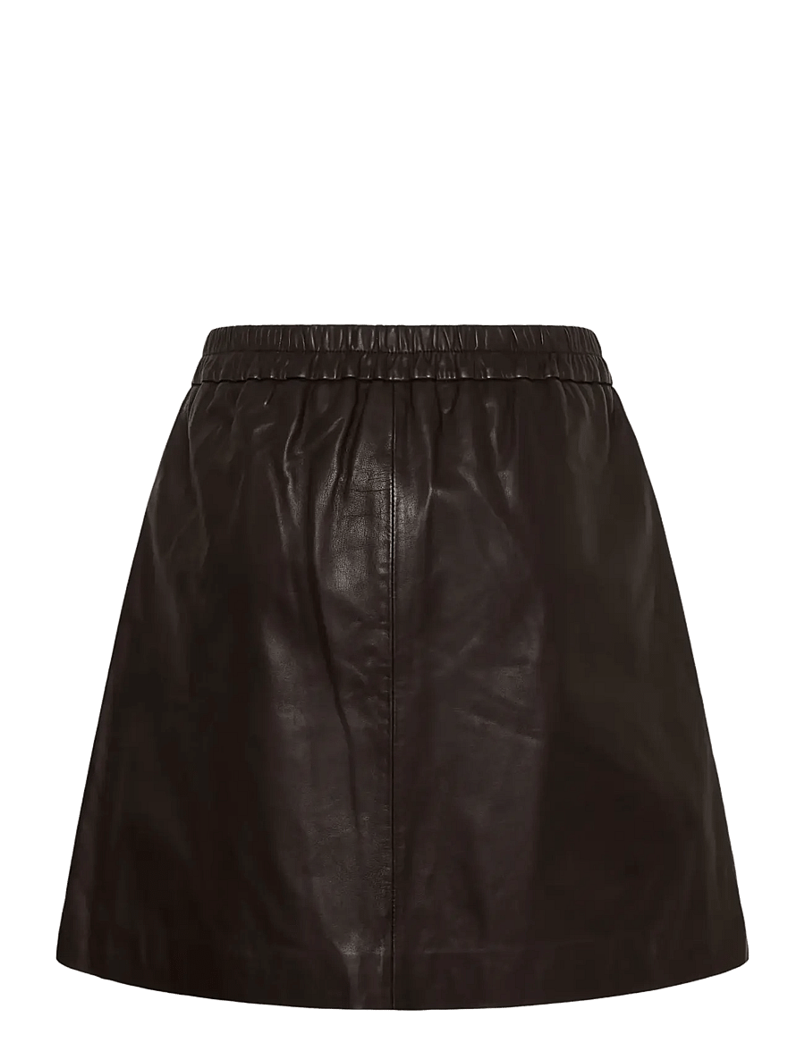 InWear - WookIW Short Skirt - lederröcke - chocolate brown - 2