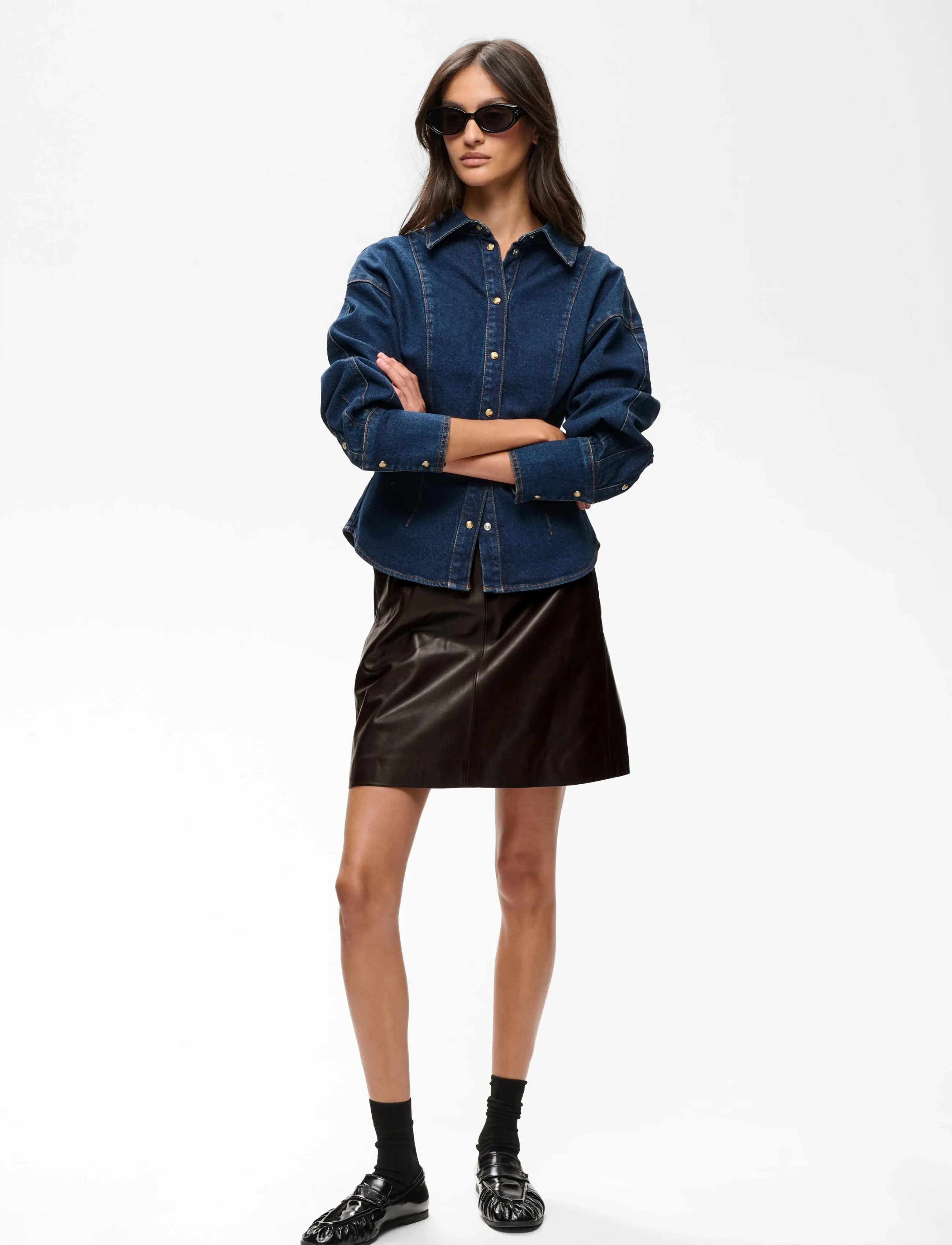 InWear WookIW Short Skirt - InWear - CHOCOLATE BROWN / brown