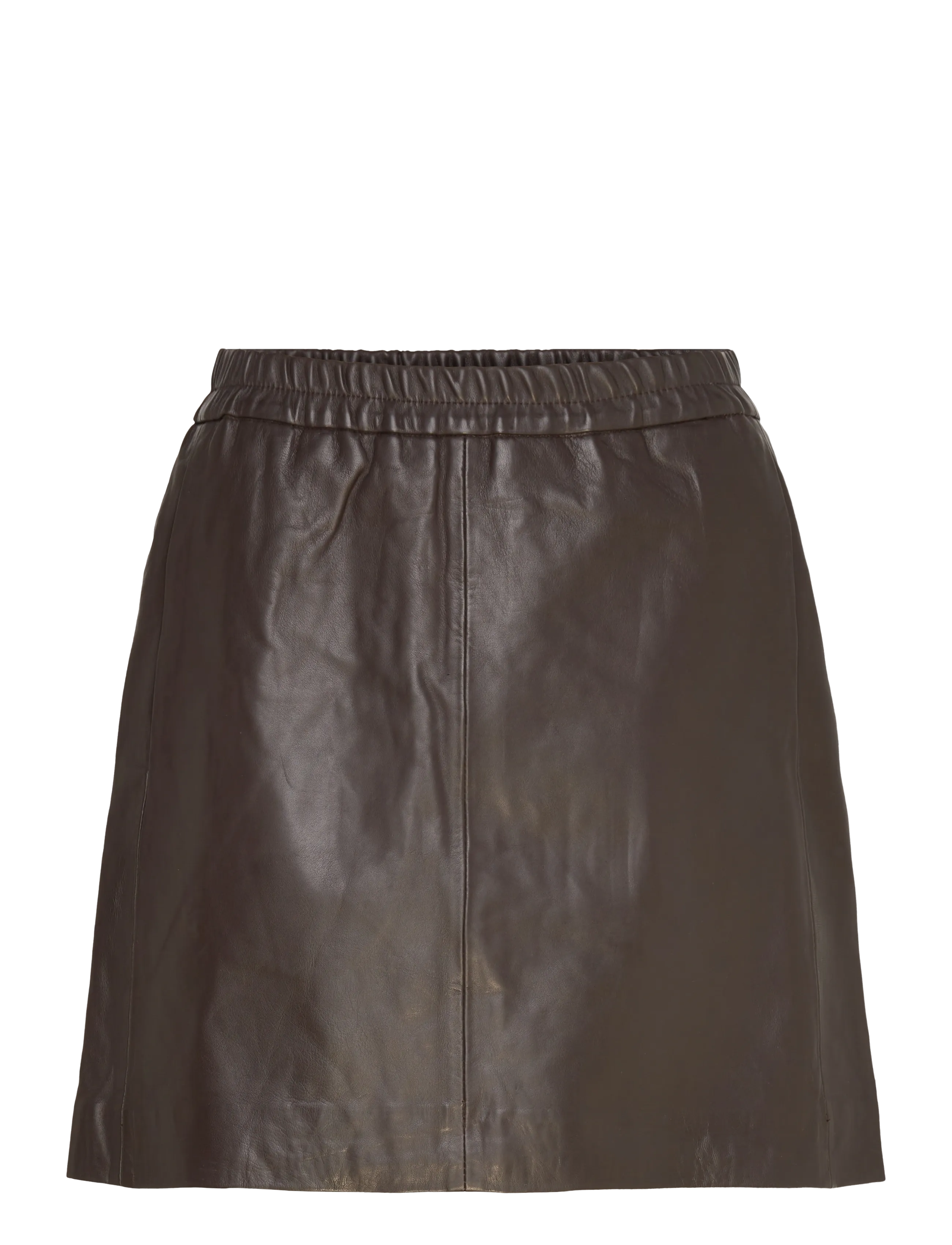 InWear WookIW Short Skirt - Lædernederdele - COFFEE BEAN / brown