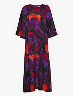 FaberIW Dress - PURPLE GIANT SPLASH