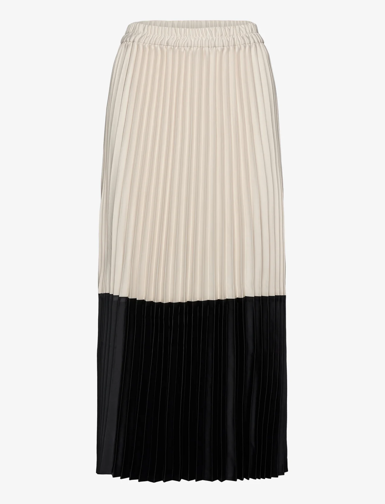 InWear - ZilkyIW Colour Block Skirt - plisserede nederdele - black / white - 0