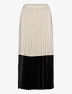 ZilkyIW Colour Block Skirt - BLACK / WHITE