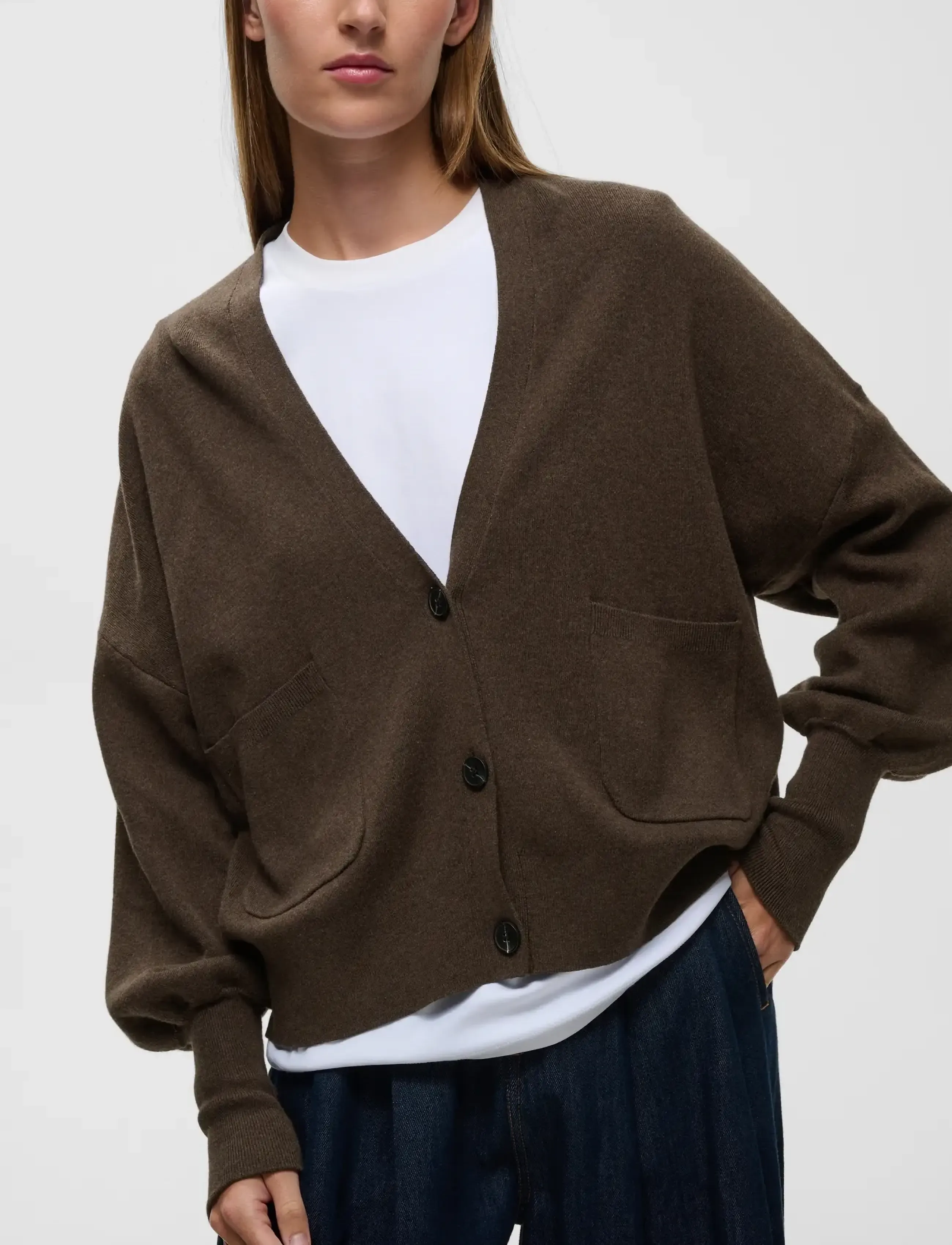 InWear - TenleyIW Ino-shape Cardigan - herbstliche kleidung - chocolate brown melange - 5