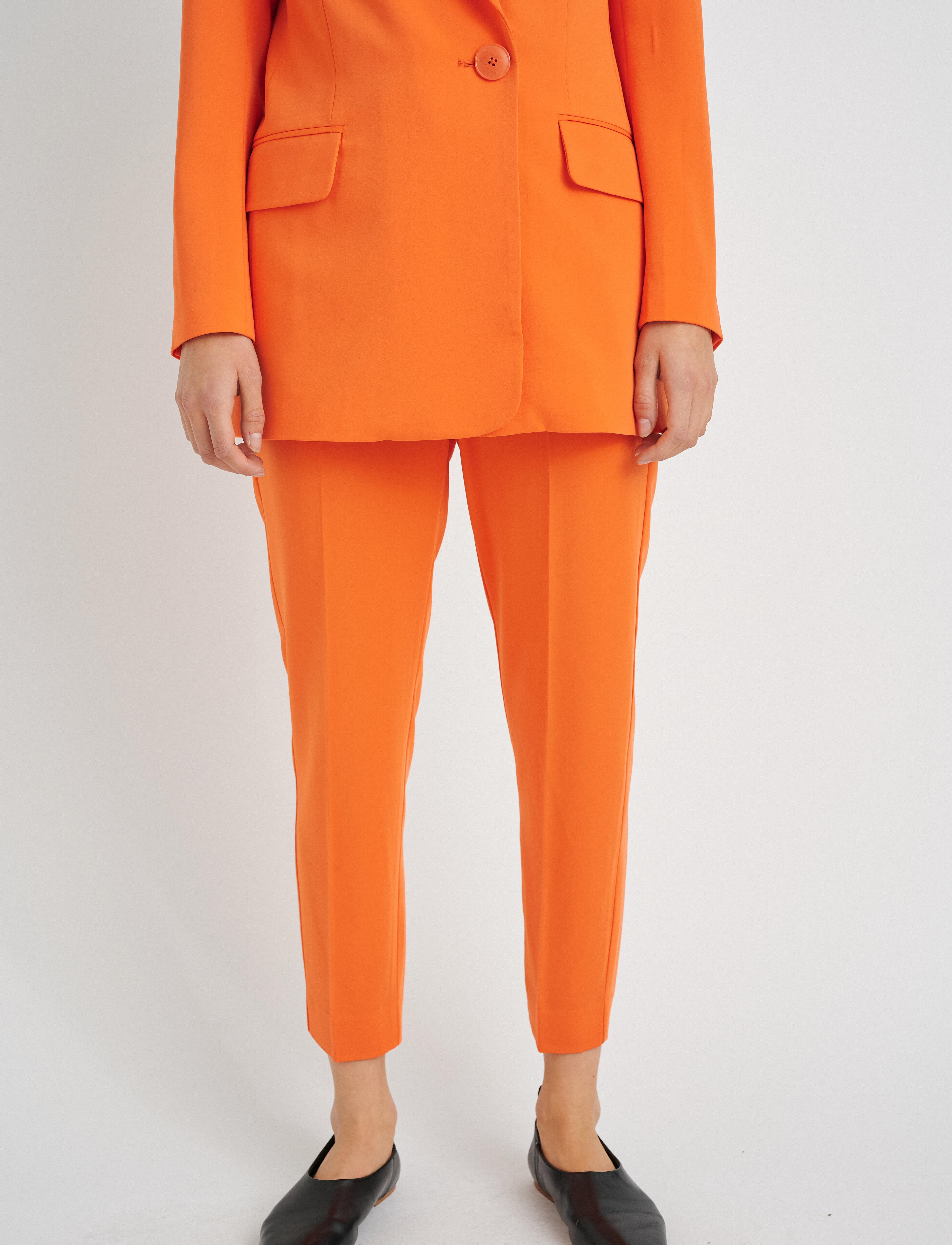 InWear AdianIW Pull On Pant - Transitional Layering - FLAME / orange