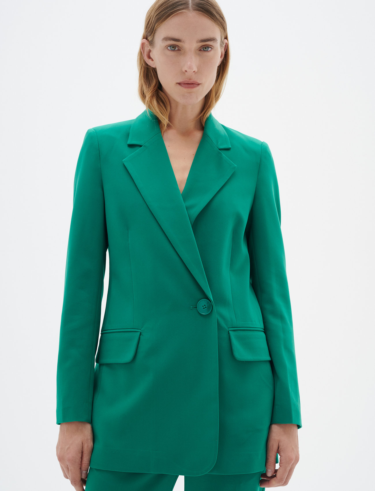 InWear - AdianIW Blazer - festtøj til outletpriser - emerald green - 1