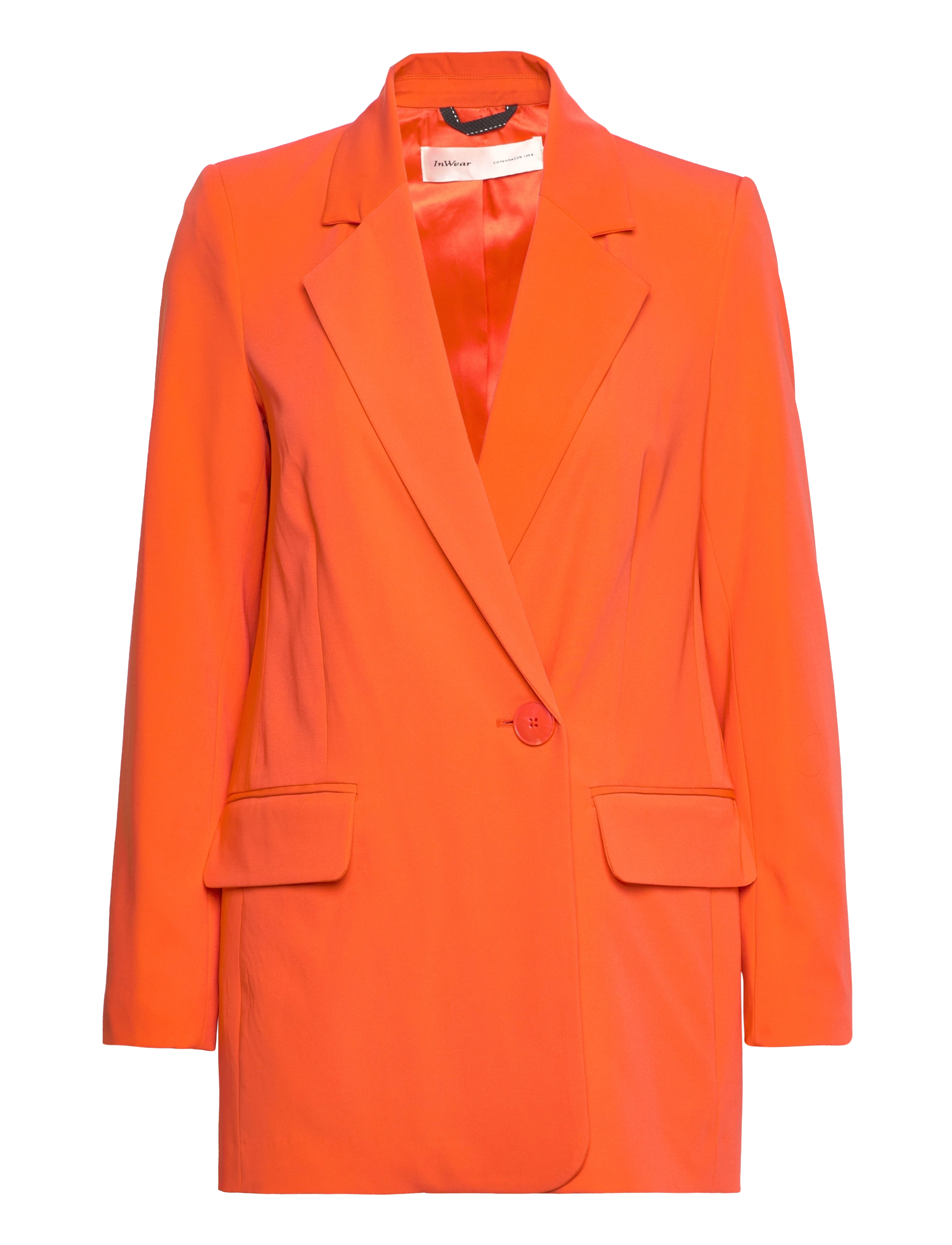 InWear AdianIW Blazer - Riided - FLAME / orange