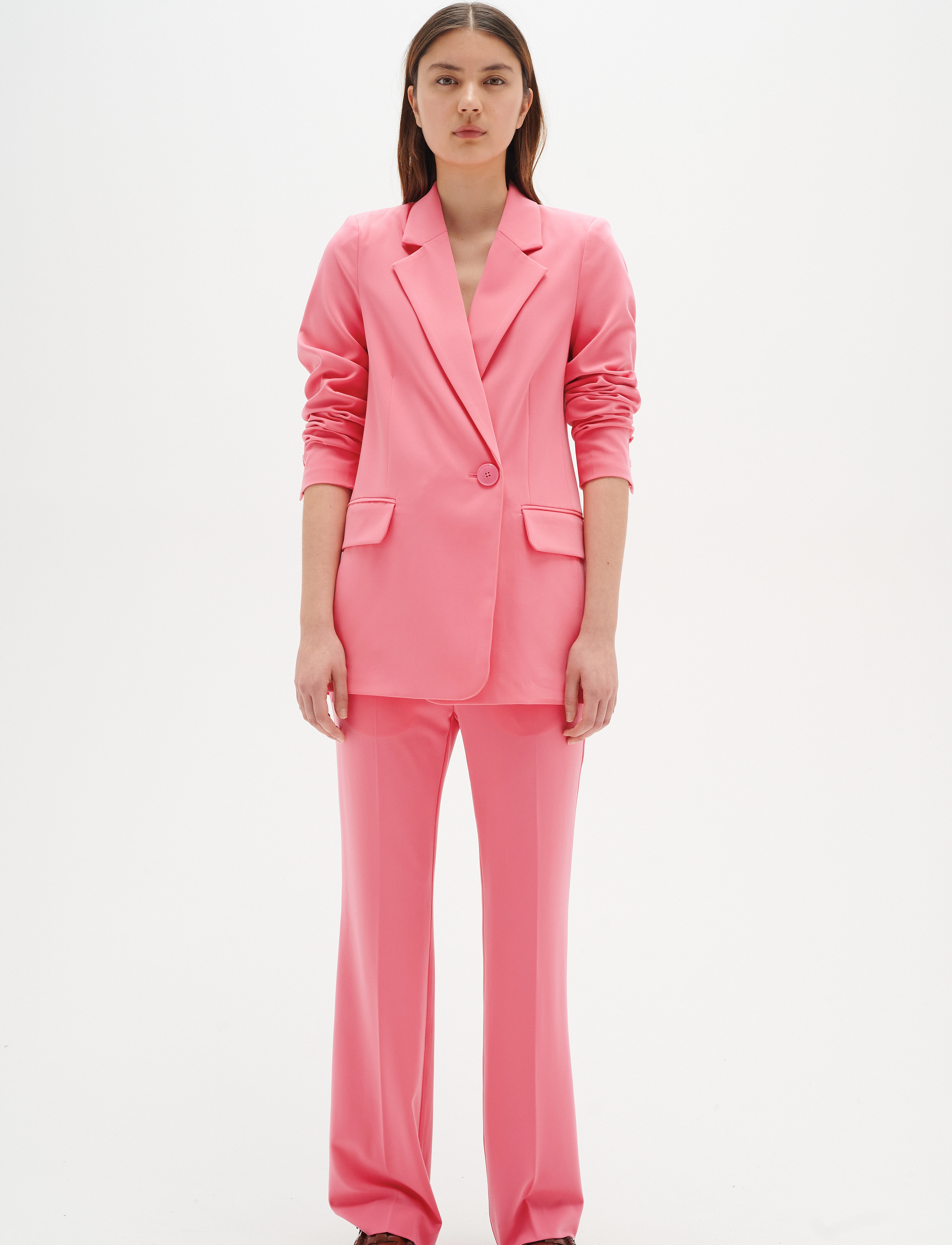 InWear - AdianIW Blazer - festtøj til outletpriser - pink rose - 3