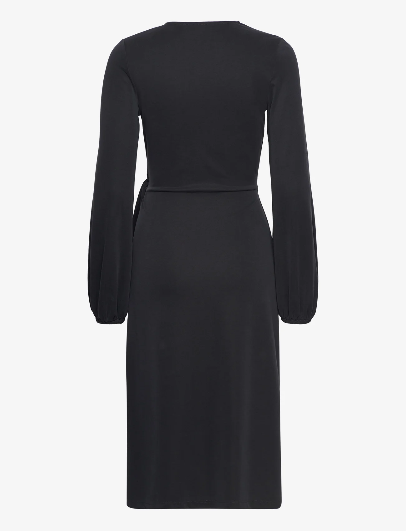 InWear - CatjaIW Wrap Dress - slå-om-kjoler - black - 1