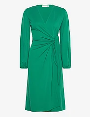 InWear - CatjaIW Wrap Dress - omlottklänningar - emerald green - 0