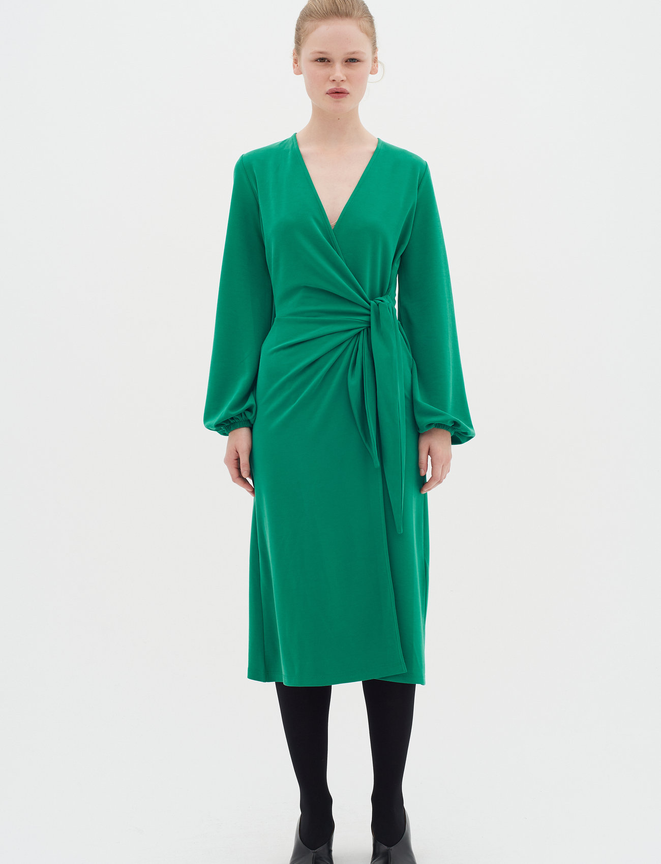 InWear - CatjaIW Wrap Dress - robes portefeuille - emerald green - 0