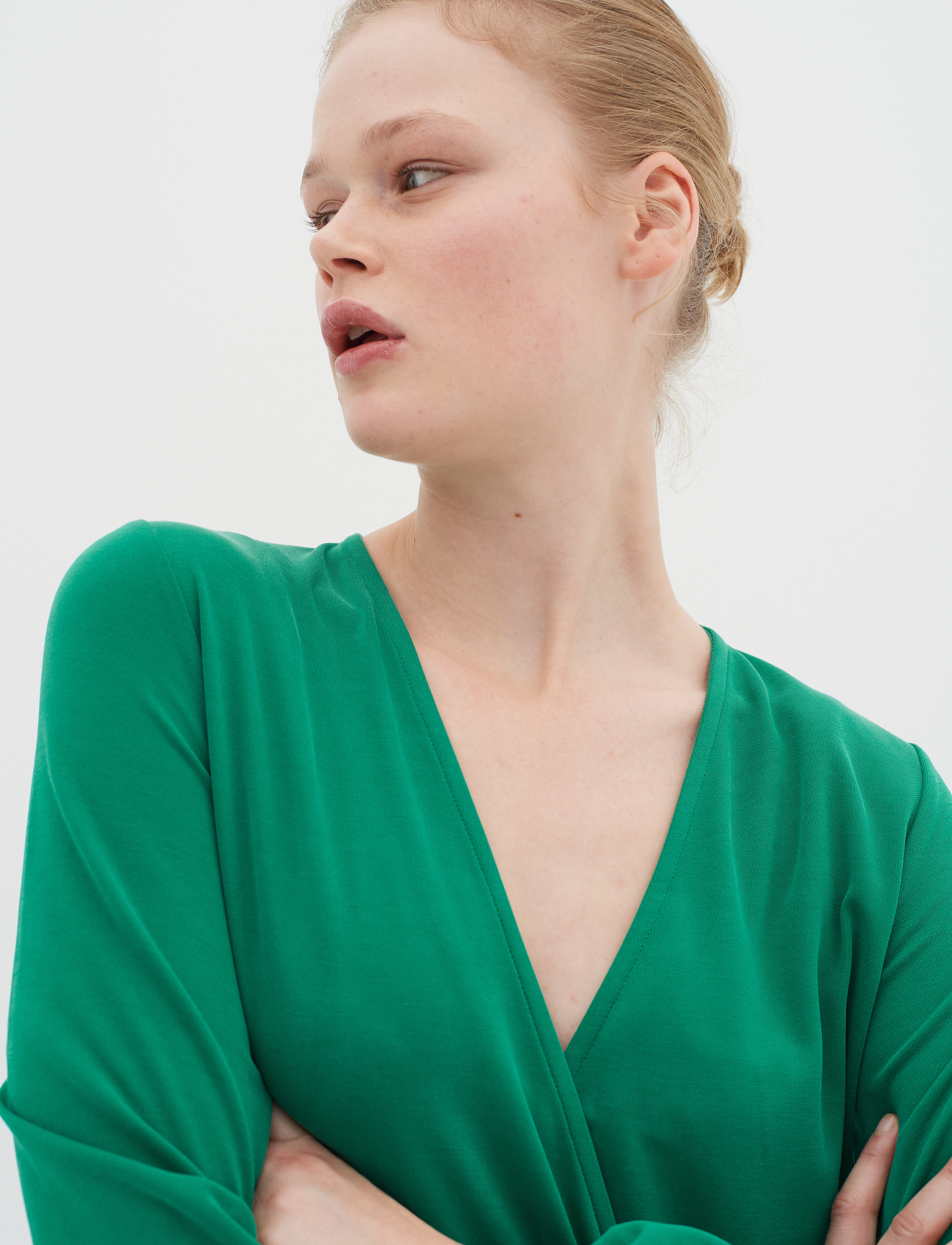 InWear - CatjaIW Wrap Dress - robes portefeuille - emerald green - 5