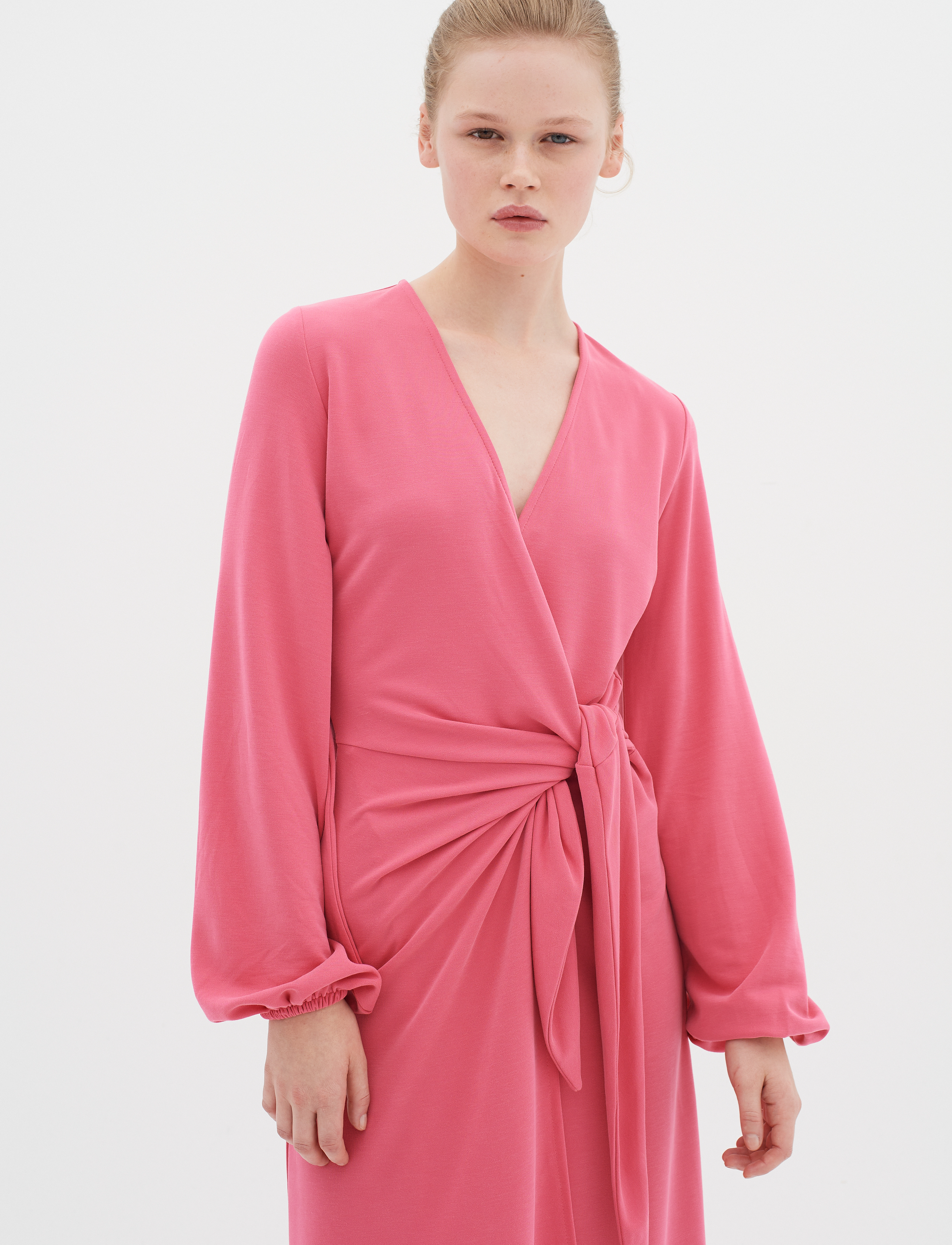 InWear CatjaIW Wrap Dress - Midikleider - HONEYSUCKLE / pink/rose