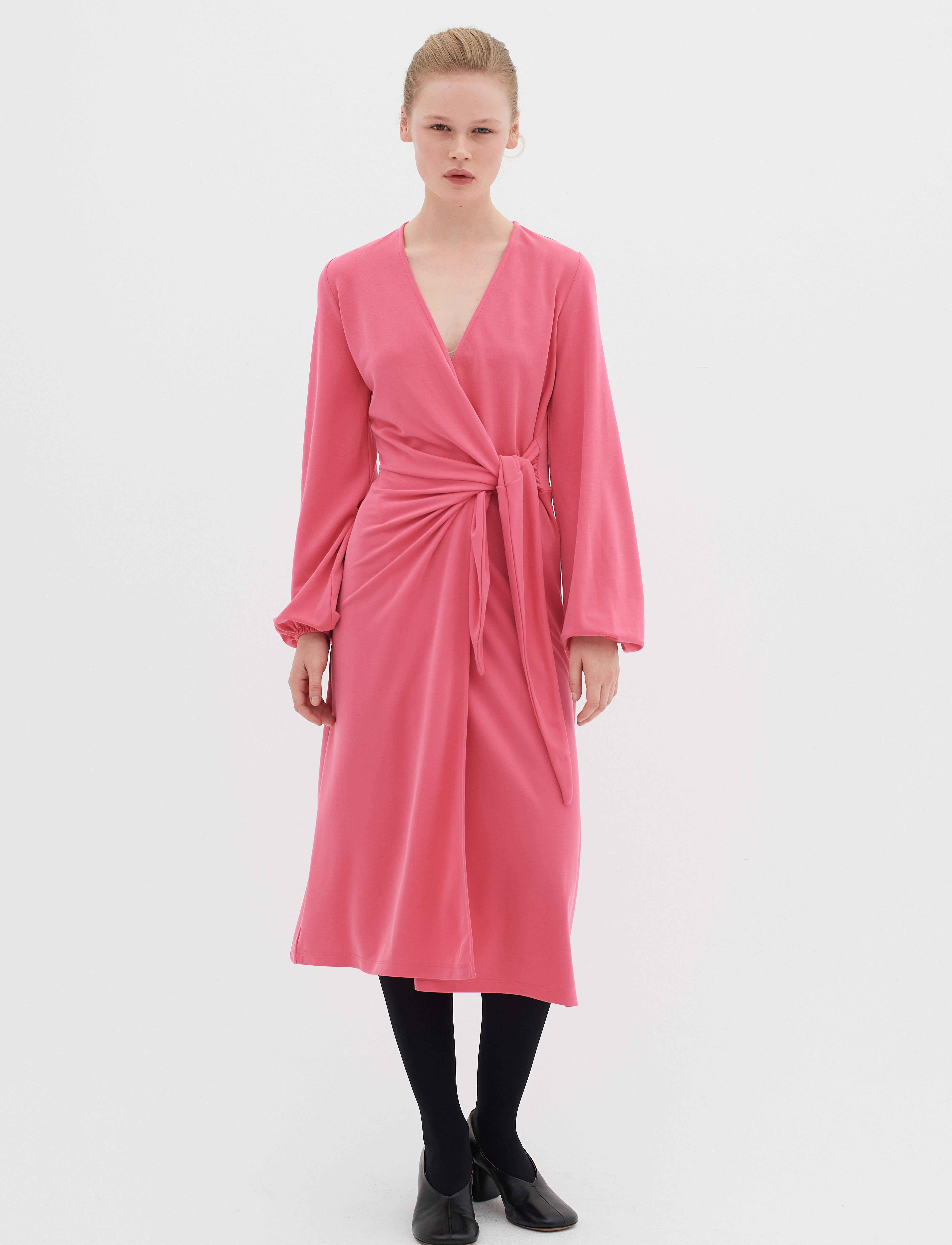 InWear - CatjaIW Wrap Dress - hõlmikkleidid - honeysuckle - 4