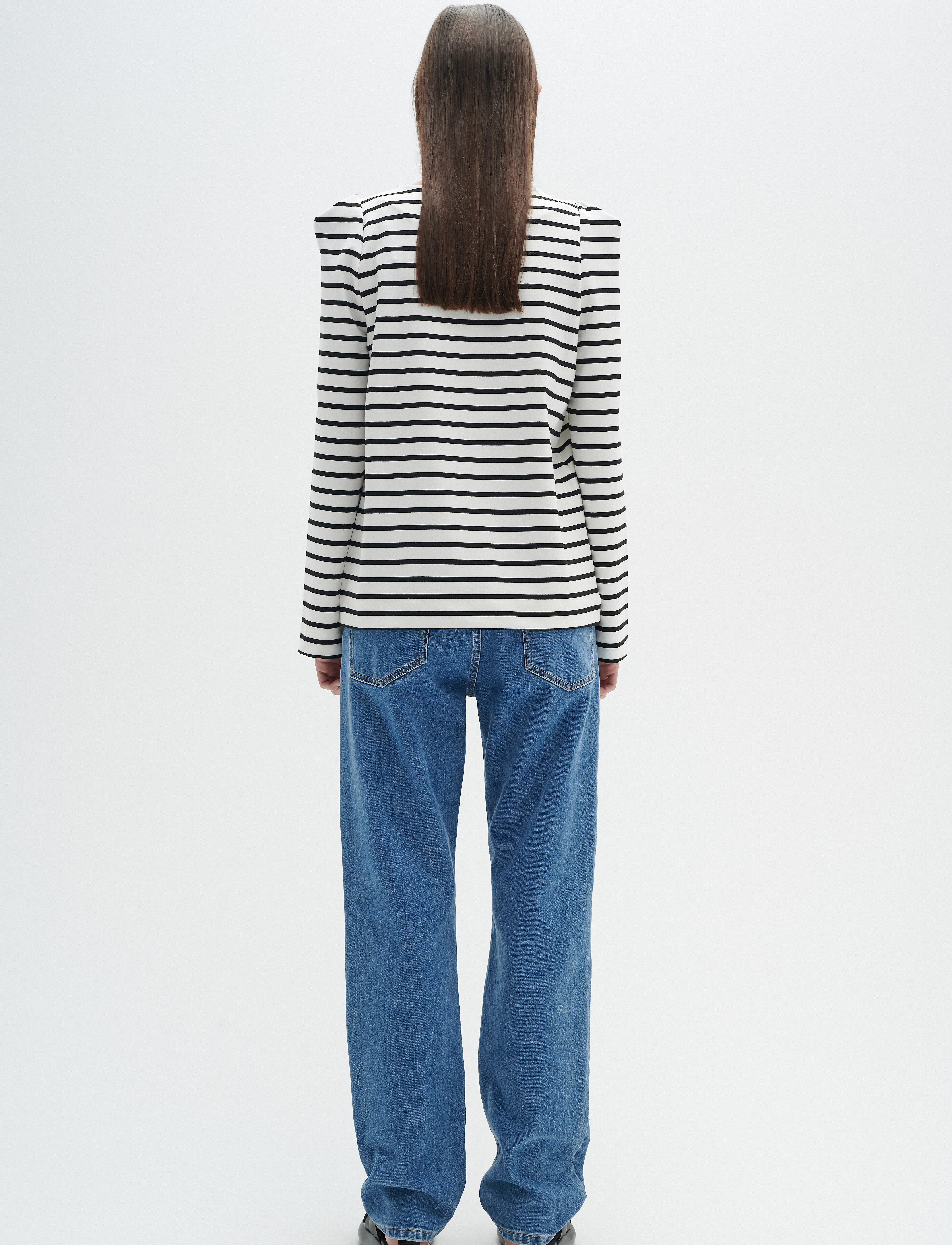 InWear - RubyIW Blouse - whisper white / black - 4