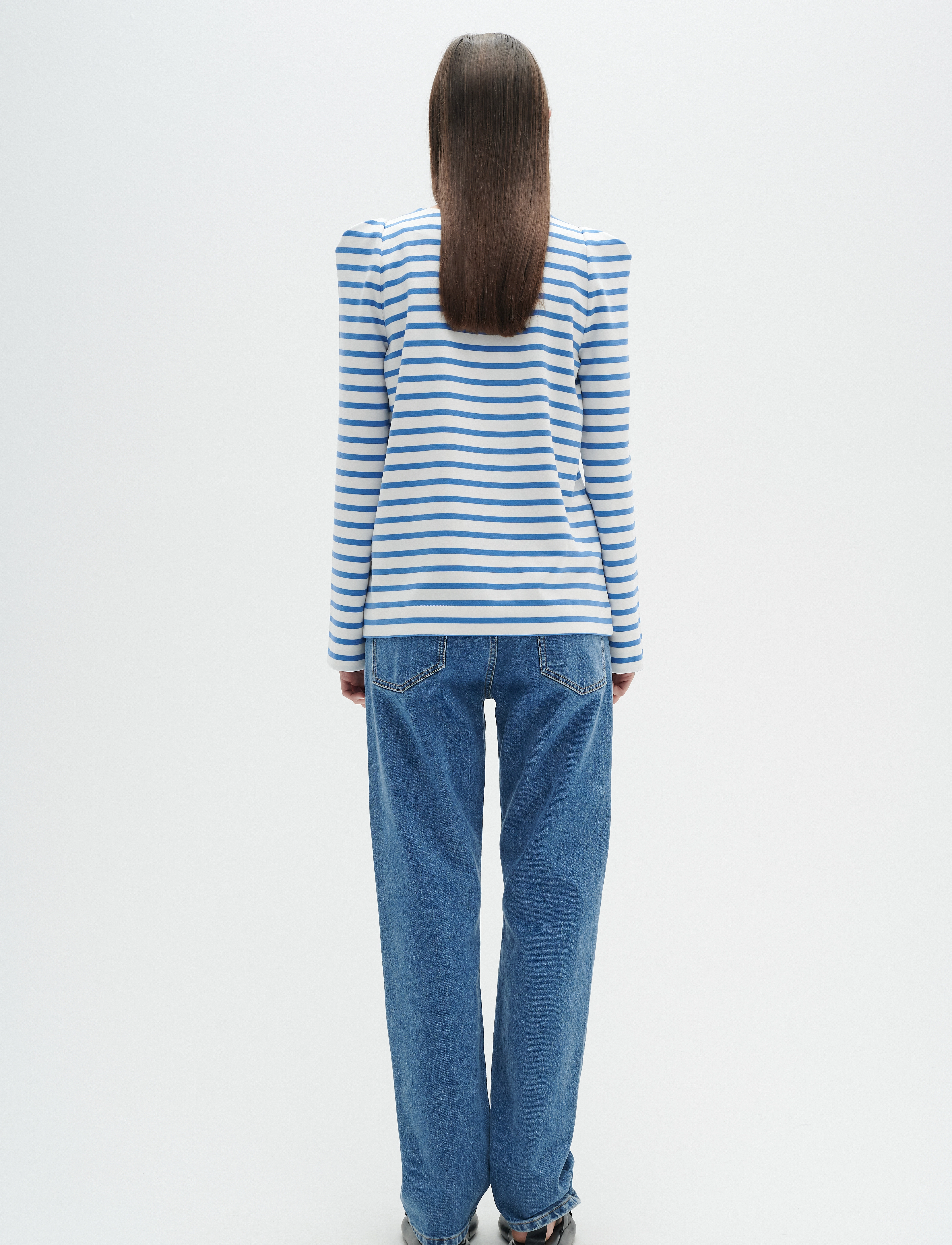 InWear - RubyIW Blouse - whisper white / blue - 4
