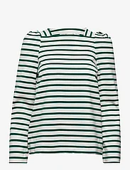 InWear - RubyIW Blouse - t-shirts & topper - whisper white / green - 0