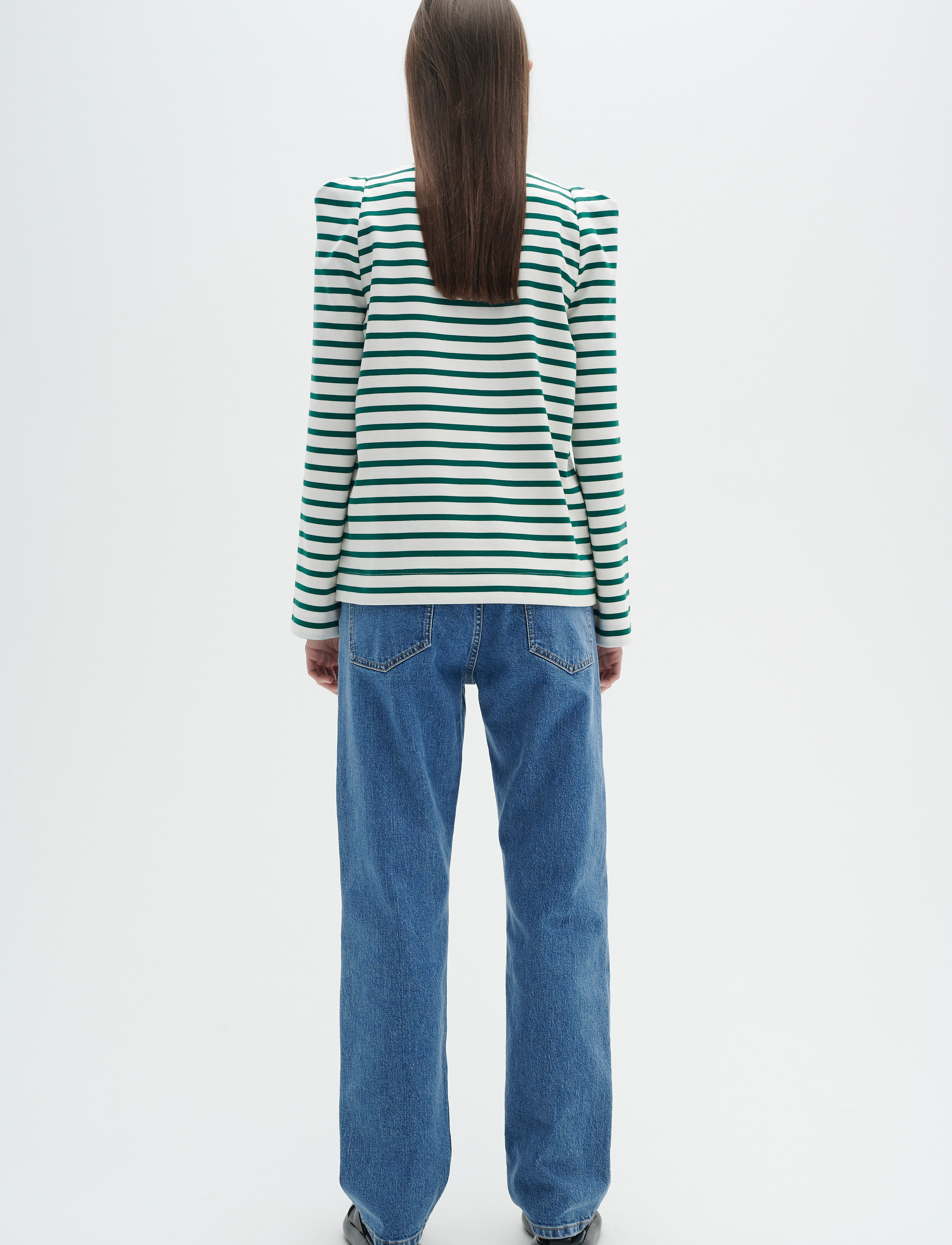 InWear - RubyIW Blouse - whisper white / green - 4