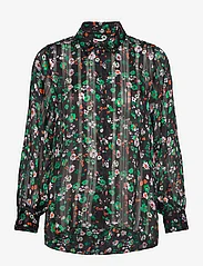InWear - SeciaIW Shirt - langermede skjorter - green multicolour flower - 0