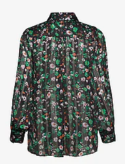 InWear - SeciaIW Shirt - langermede skjorter - green multicolour flower - 1