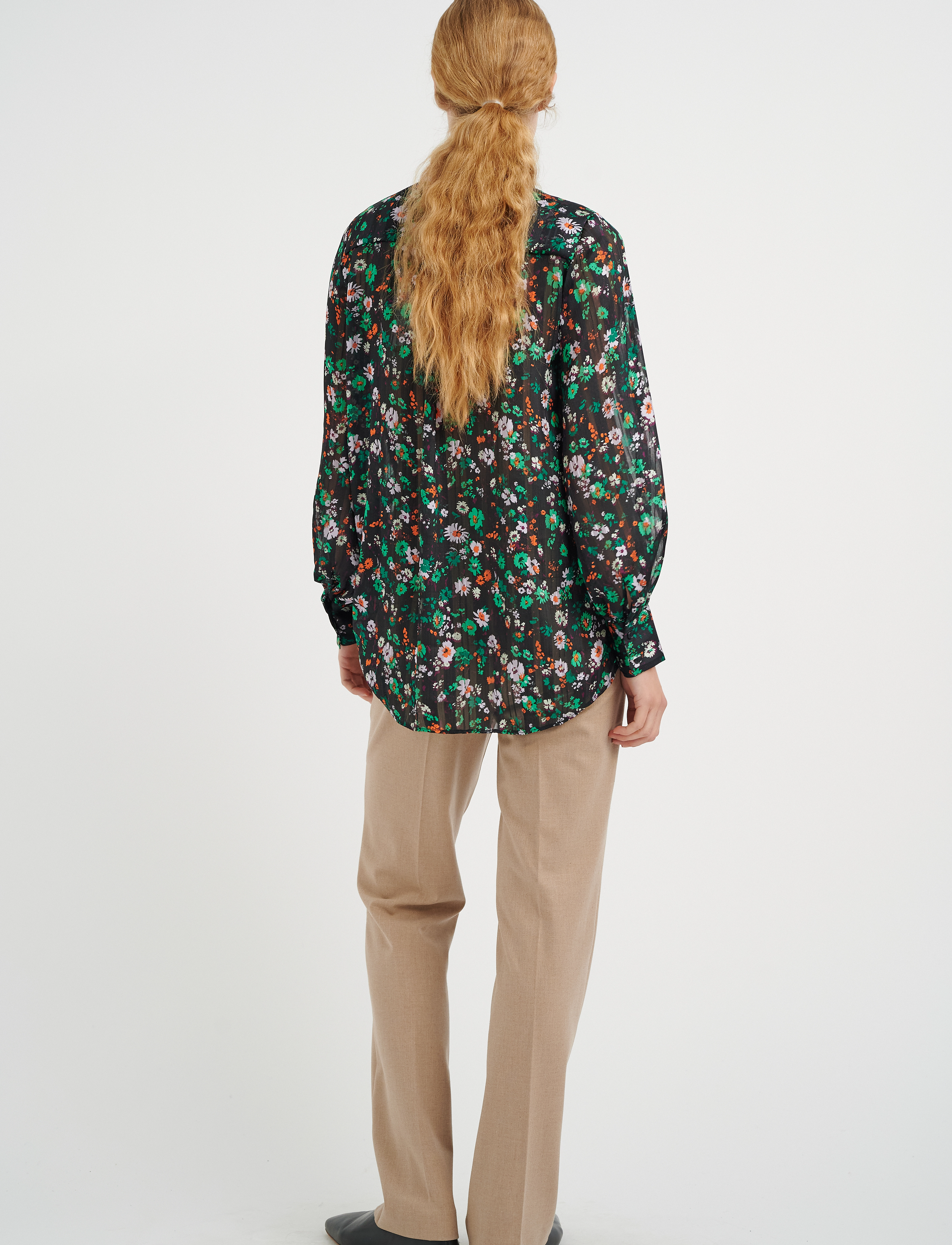 InWear - SeciaIW Shirt - langärmlige hemden - green multicolour flower - 4