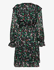 InWear - SeciaIW Wrap Dress - skjortklänningar - green multicolour flower - 1