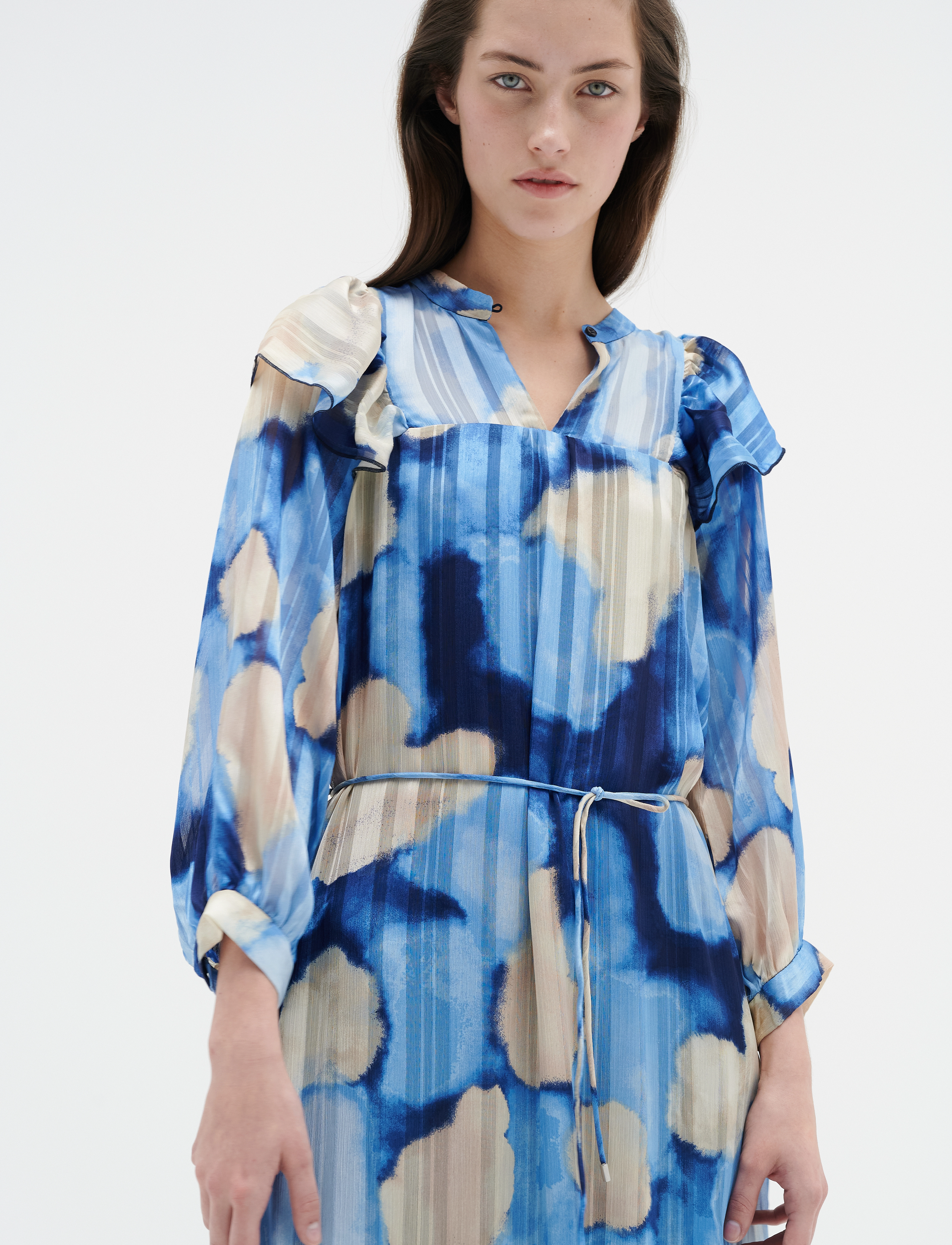 InWear - SeciaIW Long Dress - blue thunder sky - 2