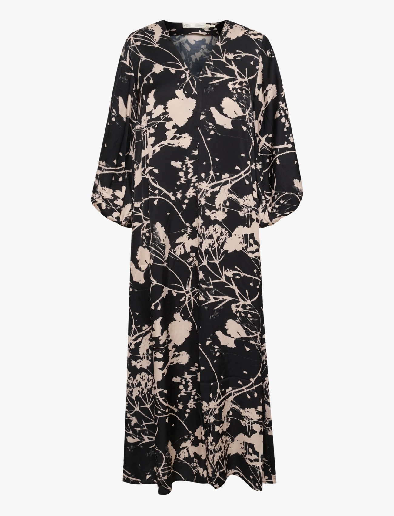 InWear - SelimaIW Dress - black flower silhouette - 1