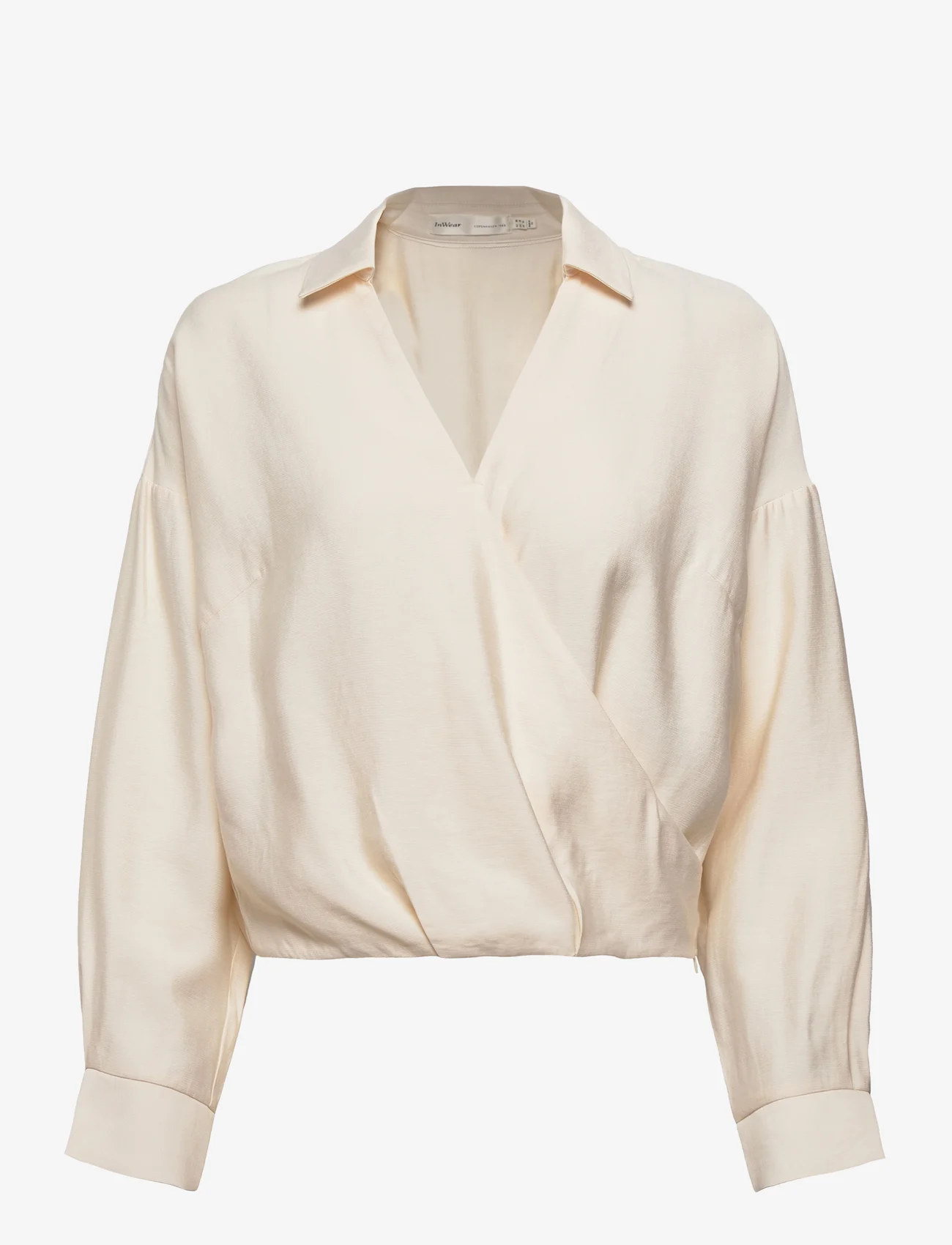 InWear - SharlaIW Blouse - long-sleeved blouses - eggshell - 0