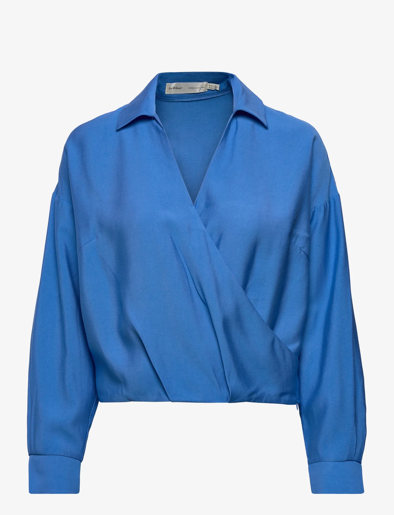 InWear - SharlaIW Blouse - long-sleeved blouses - fall blue - 0