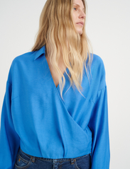InWear - SharlaIW Blouse - long-sleeved blouses - fall blue - 2