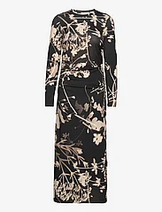 InWear - RuthIW Print Dress - midikleider - black large flower silhouette - 0