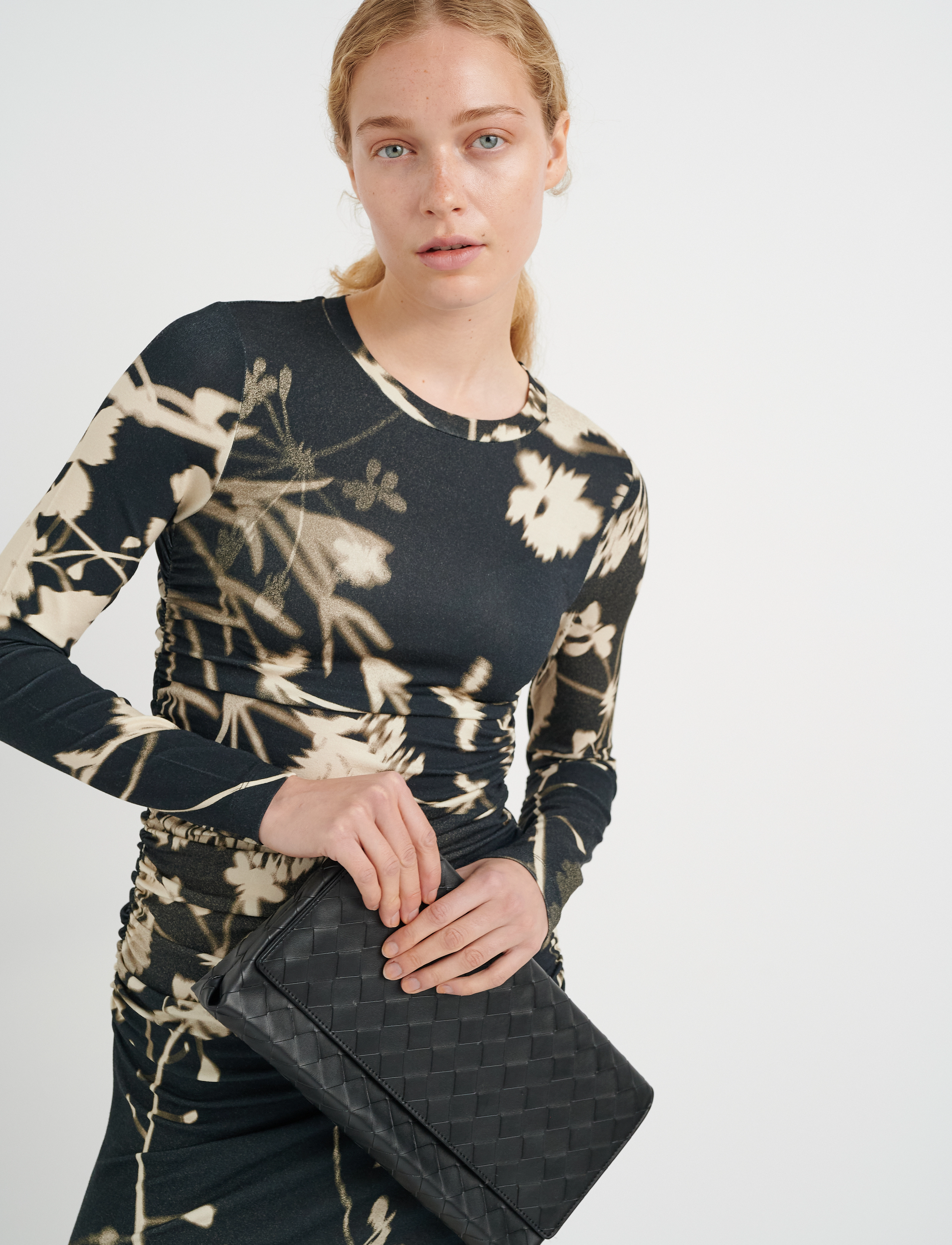 InWear Ruthiw Print Dress, XXS, Dresses, Schwarz - Knee-length & Midi, Frauen