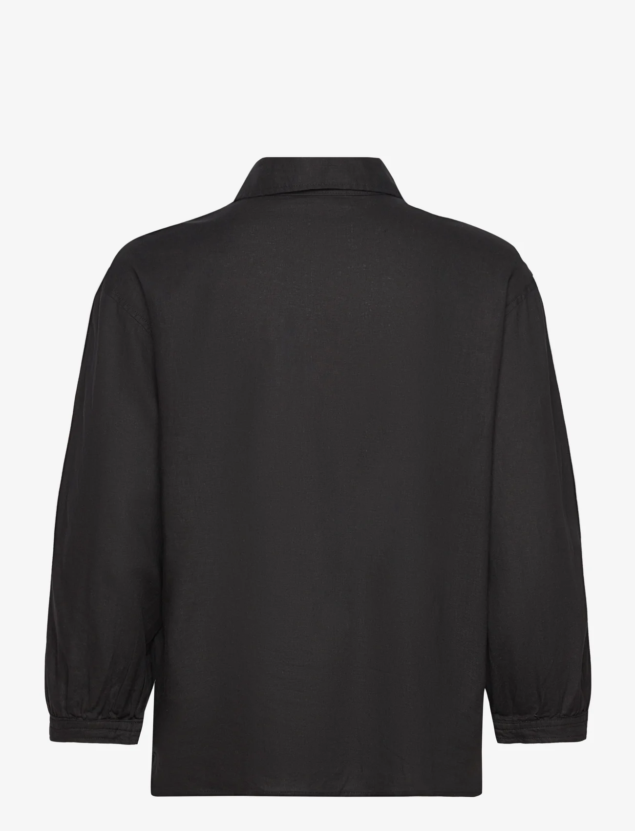 InWear - AmosIW Blouse - long-sleeved blouses - black - 1