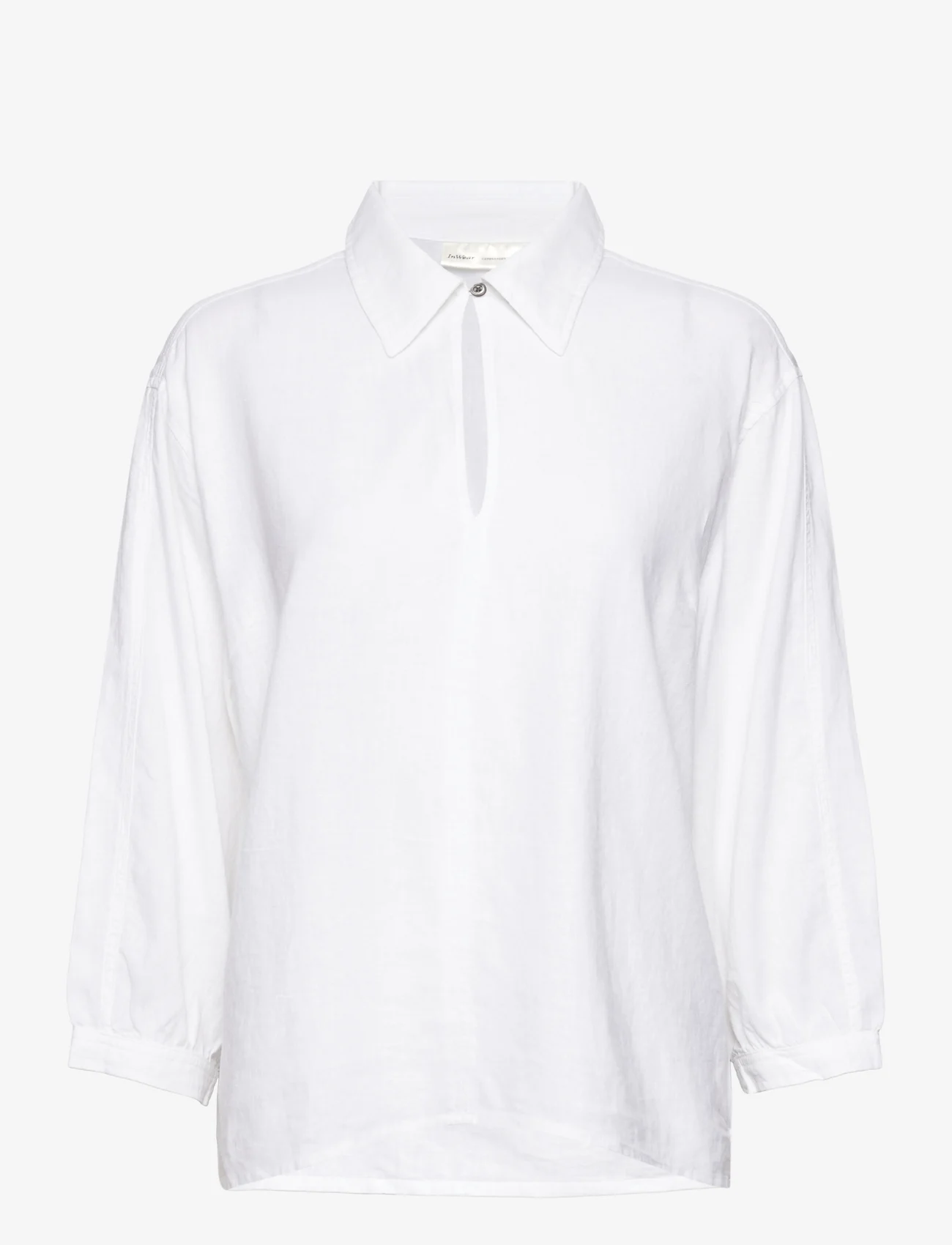 InWear - AmosIW Blouse - long-sleeved blouses - pure white - 0