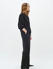 InWear - AmosIW Pants - linen trousers - black - 4