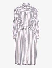 InWear - AkiraIW Dress - skjortklänningar - neutral stripes - 1