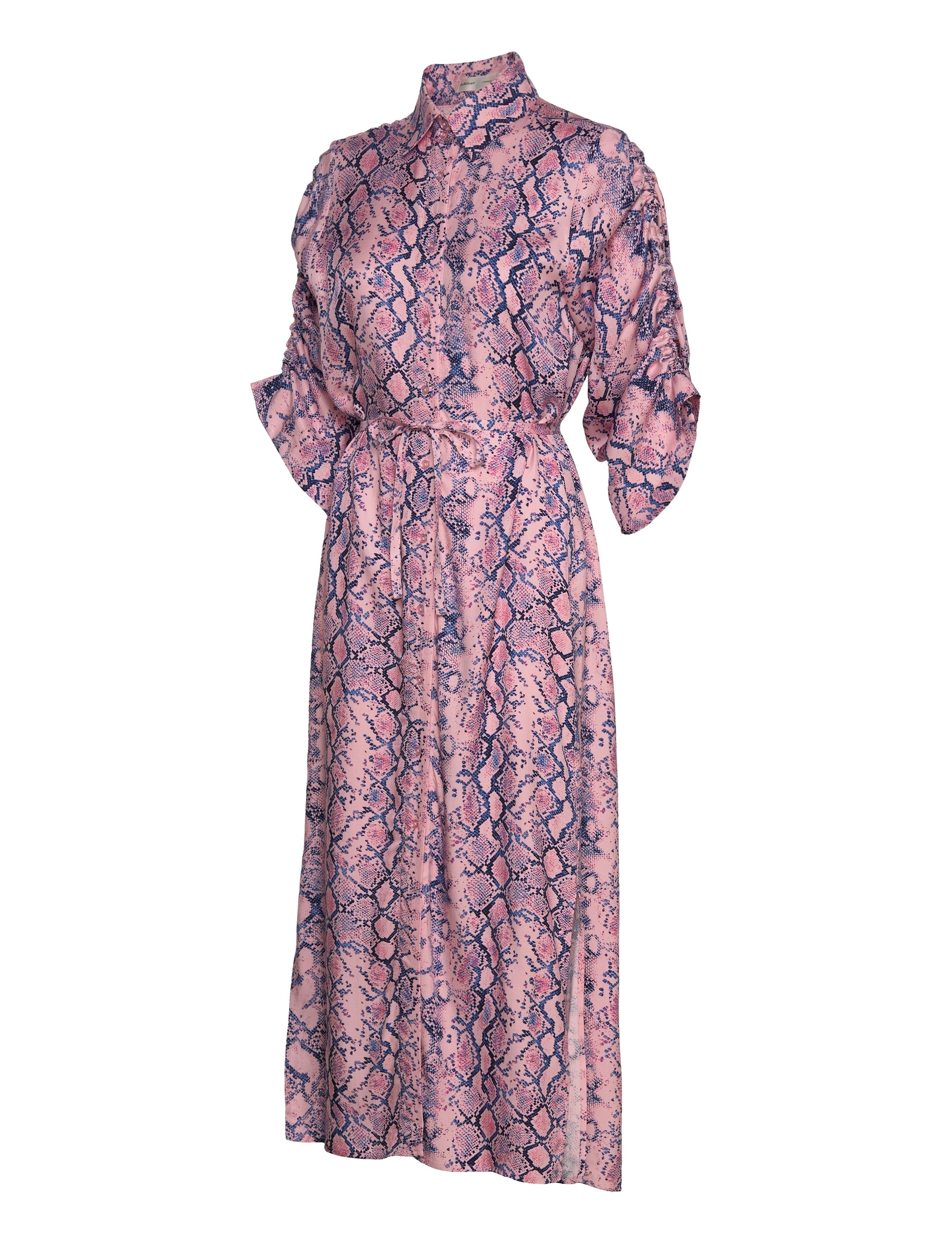 InWear - DwynIW Dress - skjortekjoler - pink oversized snake - 4