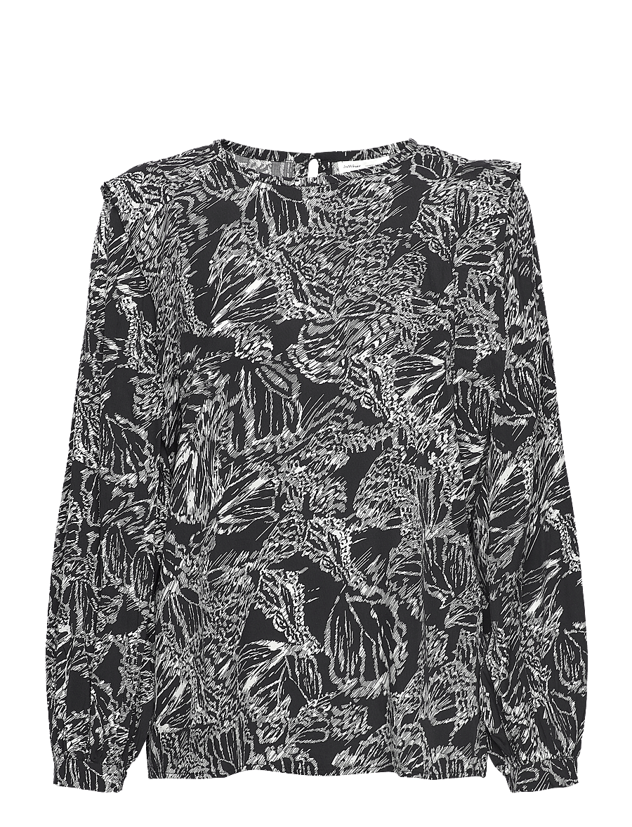 InWear - DamaraIW Blouse - blouses à manches longues - graphic abstract butterfly - 1