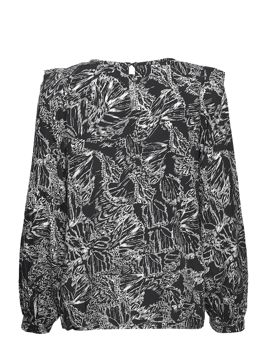 InWear - DamaraIW Blouse - blouses à manches longues - graphic abstract butterfly - 2