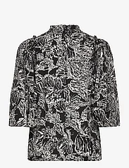 InWear - DamaraIW Smock Blouse - blouses korte mouwen - graphic abstract butterfly - 1