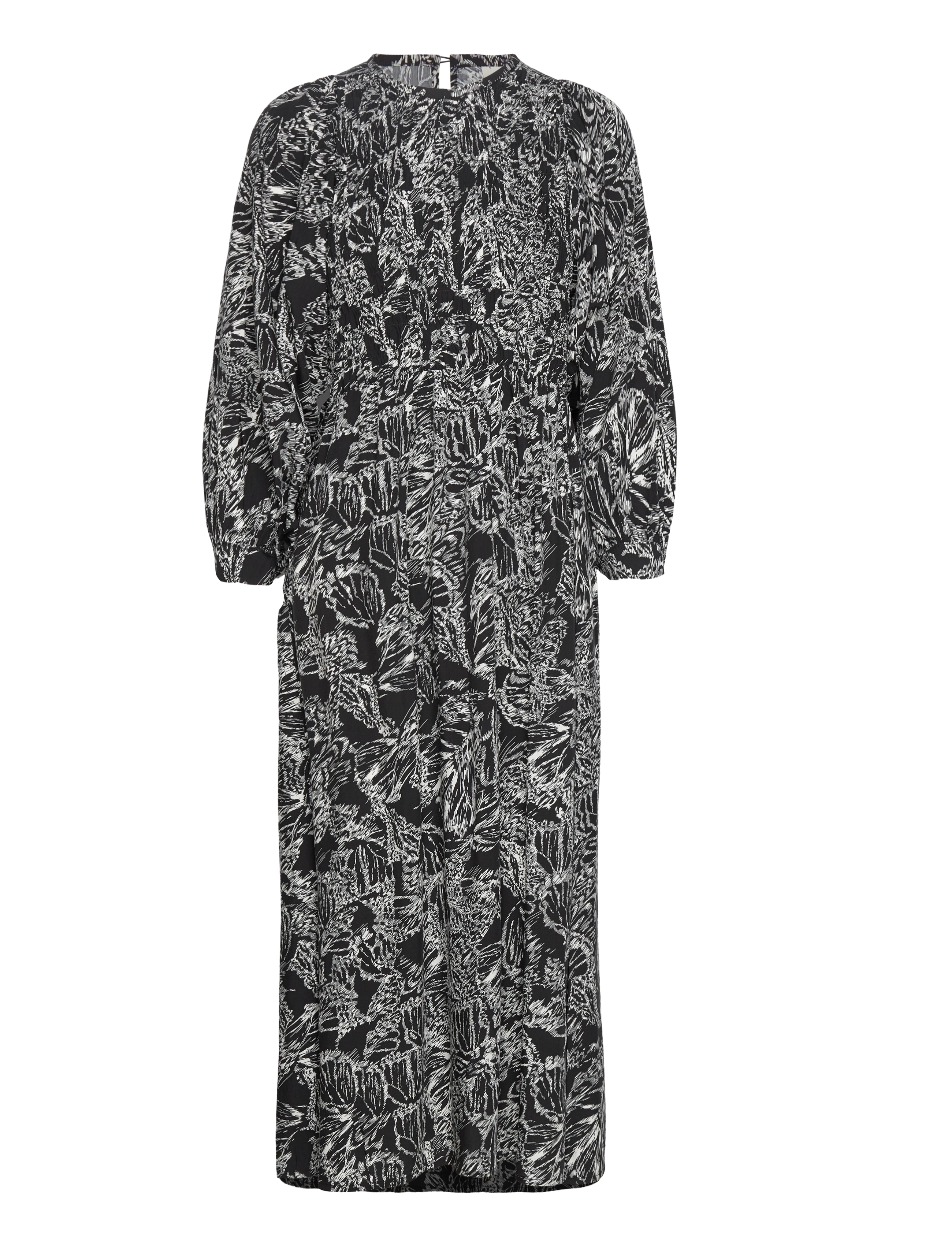 InWear DamaraIW Dress - Maxi kjoler - GRAPHIC ABSTRACT BUTTERFLY / black