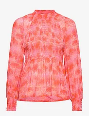 InWear - DavilaIW Blouse - long-sleeved blouses - pink dancing wall - 0